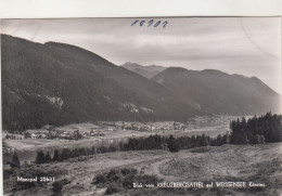 D4334) Blick Vom KREUZBERGSATTEL Auf WEISSENSEE - Kärnten - S/W Alt - Weissensee