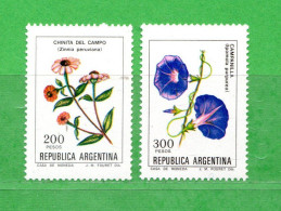.(Mn.1) Argentina -** 1982 - FLEURS , Yvert  1312-1313.   MNH** - Unused Stamps