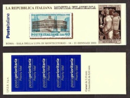 ITALIA REPUBBLICA 2003 LIBRETTO MONTECITORIO ** MNH FIOR DI STAMPA - Blokken & Velletjes