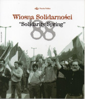 POLAND 2023 POST OFFICE LIMITED EDITION FOLDER: SOLIDARITY SPRING 35TH ANNIV STRIKE LENIN STEELWORKS GDANSK SOLIDARNOSC - Solidarnosc Vignetten