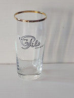 Beau Ancien Verre à Bière Extra Pils Piedboeuf - Glasses