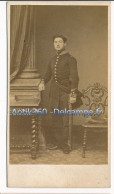 Photographie XIXe CDV Portrait De François Joseph Napoléon PATORNI Officier Militaire Photo Defonds Bousseton Paris - Personnes Identifiées