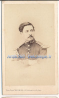 Photographie XIXe CDV Portrait De François Joseph Napoléon PATORNI Officier Militaire Photographe Mulnier Paris - Geïdentificeerde Personen