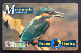 115 R, SPAIN, 1 X Phonecard, « Fauna Iberica », « Birds », « Martín Pescador » - Otros – Europa