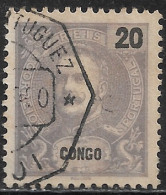 Portuguese Congo – 1898 King Carlos 20 Réis Used Stamp - Congo Portuguesa