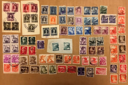 LOT DE 89 TIMBRES OBLITERES  ITALIE - Lotti E Collezioni