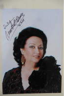 Photo Signée Autographe Cantatrice Soprano Espagnole Montserrat Caballé 2011 Opéra - Cantantes Y Musicos