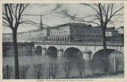 TORINO - PONTE IN PIETRA CON LA PIAZZA VITTORIO EMANUELE - Pontes