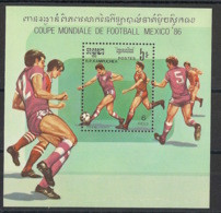 KAMPUCHEA - 1986 - Bloc Feuillet BF N°Yv. 54 - Football World Cup Mexico 86 - Neuf Luxe ** / MNH / Postfrisch - Kampuchea