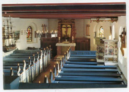 AK 161411 CHURCH / CLOISTER ... - Hallig Hooge - Kircheninneres - Gemeindegestühl - Chiese E Conventi