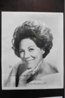 Grande Photo Signée Autographe Cantatrice Soprano Italienne Renata Tebaldi Opéra - Singers & Musicians