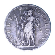 Italie Gaule Subalpine 5 Francs An 10 (1802) Turin - Napoleónicas