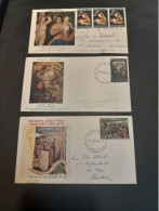 1964,1965,1966 Christmas Souvenir Covers - Cartas & Documentos