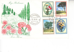 ITALIA  1966 -  Annullo Speciale "Milano - Filatelico" - Flora - Protection De L'environnement & Climat