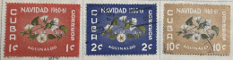 CUBA  - (0) - 1960 - # 648, 653, 658 - Gebruikt