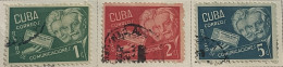 CUBA  - (0) - 1945 - # 396/398 - Oblitérés