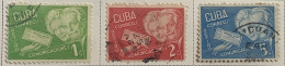 CUBA  - (0) - 1946 - # 399/401 - Oblitérés