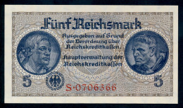 Pick R-138a  Ro 553  ZWK-4.  5 Reichsmark 1939/44  UNC NEUF - 5 Reichsmark