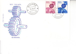 ITALIA  1967 -  Annullo Speciale "Milano - Filatelico" -EUROPA" - 1967