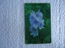 KOREA   USED CARDS  PLANTS FLOWERS - Fleurs