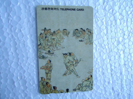 KOREA   USED CARDS  CULTURE  PAINTINGS - Schilderijen
