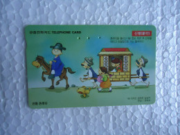 KOREA   USED CARDS  FAIRY TALES  UNITS 10,000 - BD