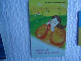 KOREA   USED CARDS  ART CULTURE - BD