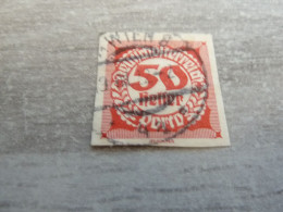 Deutsche Osterreich - Porto - 50 Heller - Rouge - Non Dentelé - Oblitéré - Année 1908 - - Revenue Stamps