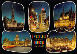 CPM - BRUXELLES - La Nuit - Brüssel Bei Nacht