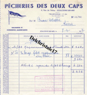 62 0046 BOULOGNE -SUR-MER P. De CALAIS 1957 PÊCHERIES DES DEUX CAPS "P2C" RUE DE L'ALMA À M. BINAUT - Vissen