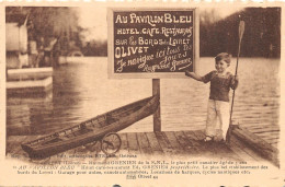 45-OLIVET- AU PAVILLON BLEU HÔTEL CAFE RESTAURANT SUR LES BORDS DU LOIRET - RAYMOND GRENIER DE LA S.N.I LE PLUS PETIT... - Other & Unclassified