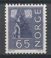 NORVEGE 1963 N° 446 ** Neuf MNH Superbe C 4 € Eglise En Bois Sculpté Aurore Boréale Church - Ungebraucht