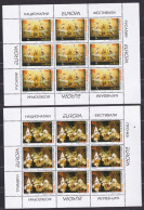 1998 Macedonia EUROPA CEPT EUROPE 9 Serie Di 2v. In 2 Minifogli MNH** Con Difetti 2 Imperfect Minisheets - 1998