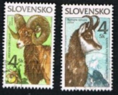 SLOVACCHIA (SLOVAKIA)  -  SG 241.242  -  1996  ANIMALS    -   USED - Usati