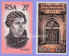 SOUTH AFRICA  1967  MARTIN LUTHER ANNIVERSARY  S.G. 269-270 U.M. - Nuevos