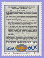 SOUTH AFRICA  1991  MIDWIVES & NURSES  S.G. 733 U.M. - Ungebraucht