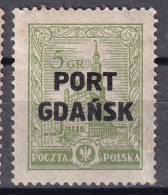 Port Gdansk 1926 Fi 12b Mint Hinged Type II - Ocupaciones