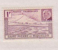 SAINT PIERRE ET MIQUELON          N°  YVERT 210 NEUF AVEC CHARNIERES      ( CHARN   03 / 01 ) - Unused Stamps