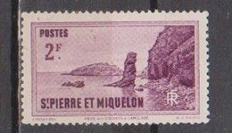 SAINT PIERRE ET MIQUELON          N°  YVERT 184   NEUF AVEC CHARNIERES      ( CHARN   02/ 54 ) - Unused Stamps