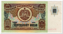 BULGARIA,50 LEVA,1990,P.98,XF - Bulgarie