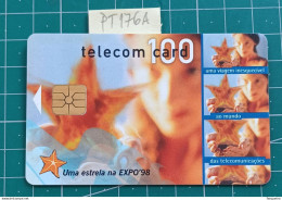 PORTUGAL USED PHONECARD PT176A EXPO 98 - STAR FISH - Portugal