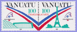 VANUATU  1989  FRENCH REVOLUTION PHILEX  S.G. 527-528  U.M. - Vanuatu (1980-...)