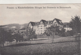 D4376) Frauen- Und Kinderheilstätte HÖRGAS Bei GRATWEIN - Steiermark - 1920 - Gratwein