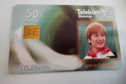 Esmeralda Leticia Calderon SLOVENIA Phonecard  50 Impulz - Slovénie