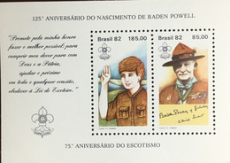 Brazil 1982 Scouts Anniversary Minisheet MNH - Blocks & Kleinbögen