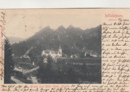 D4380) WILDALPEN - Steiermark - Tolle Alte AK - KIRCHE U. Hotel HANZ ZISSLER - 1903 - Wildalpen