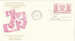 Canada 1972, FDC Unused, World Health Day (normal Paper) - 1971-1980