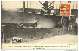 78 - BUC - Paris-Rome, 28 Mai 1911 - Biplan Sommer Piloté Par Kimmerling Faisant Son Plein D'Automobiline - Buc