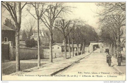 78 - GRIGNON - Ecole Nationale D'Agriculture - Entrée De L'Ecole - L'Avenue - Grignon