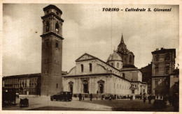 TORINO CITTÀ - Cattedrale Di San Giovanni (Chiesa) - Retro Pubblicitario "MAGAZZINI MAINA" - NV - CH029 - Kerken